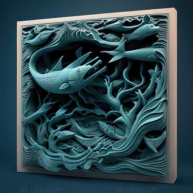 3D model deep sea (STL)